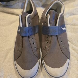 Polo by Ralph Lauren Brown and Blue Loafers